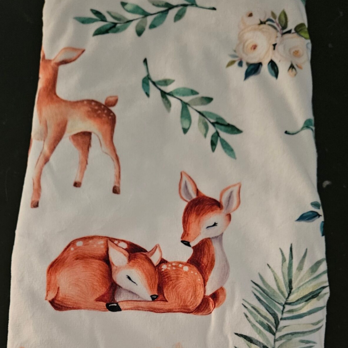 Mjuk babyfilt med djurmotiv