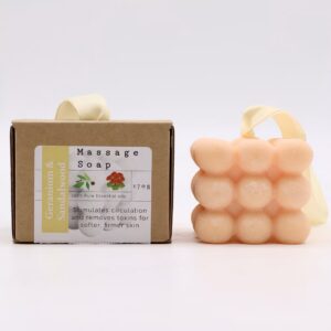 Massagetvål Pelargon & Sandelträ – 170 g
