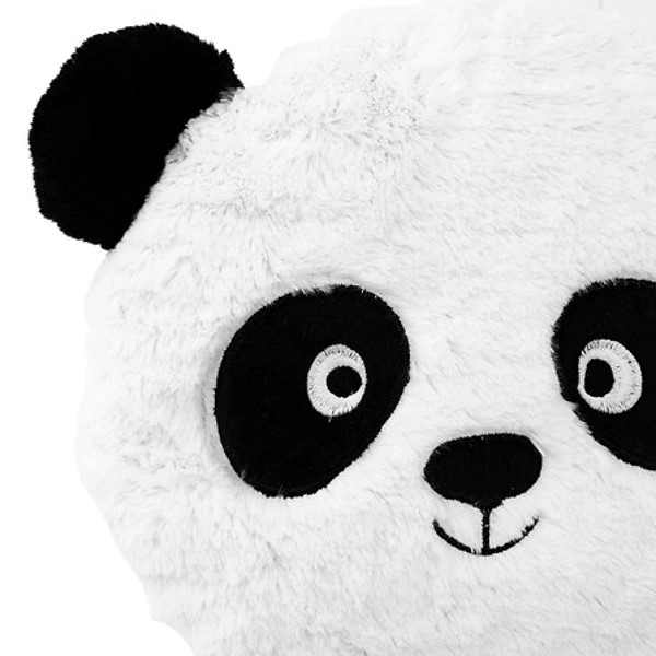 Pandakudde för barn – Rund dekorationskudde 27 cm - Bild 2