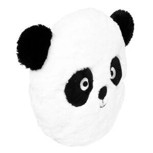 Pandakudde för barn – Rund dekorationskudde 27 cm